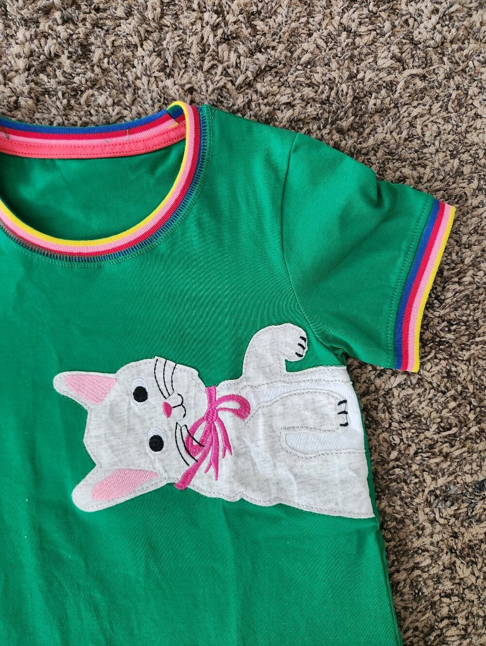 Girls Cat Dress - Picture 2 of 4